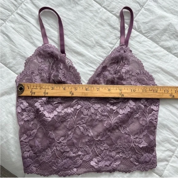 VICTORIA’S SECRET Lavender Lace Bralette Top Size Small - Picture 15 of 16